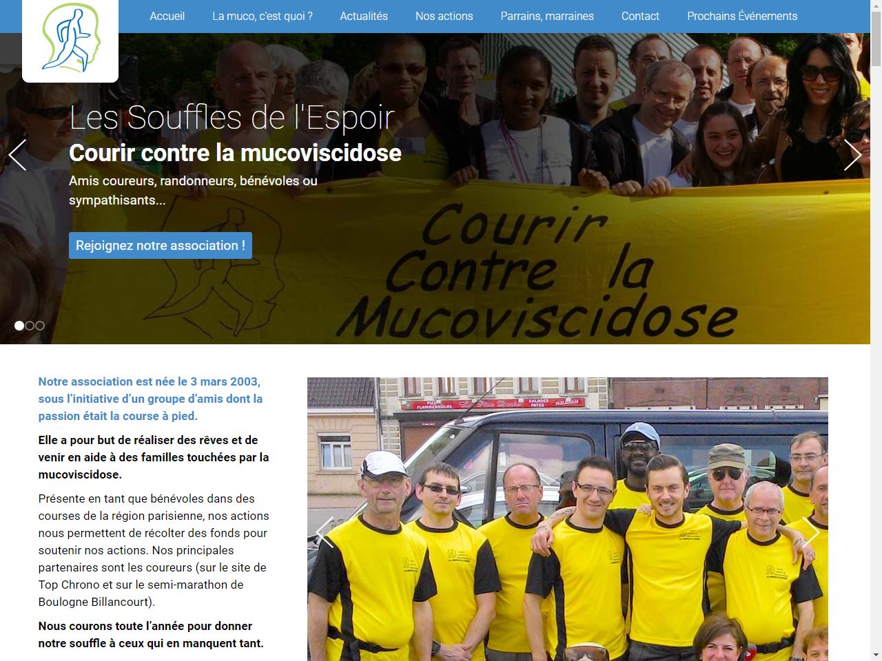 Lien association Souffles de l'espoir